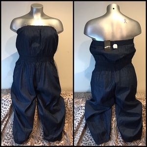 3XL Plus Halter Jumpsuit